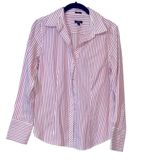 Talbots Tops - Talbots Stripe Button Down Shirt 6